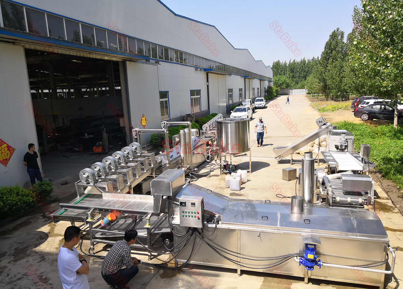 Full Automatic French Fries Potato Chips Production Line